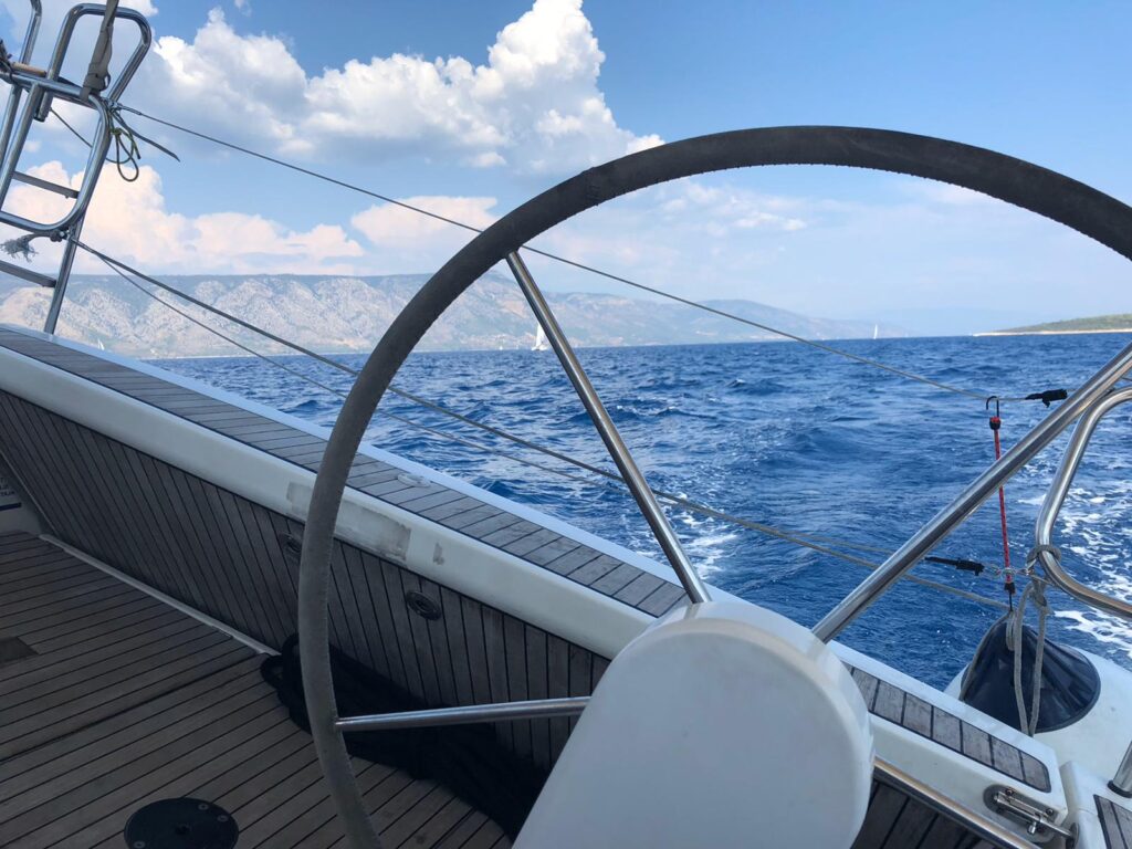 Segeln Segelboot Meer Insel Hvar Kroatien